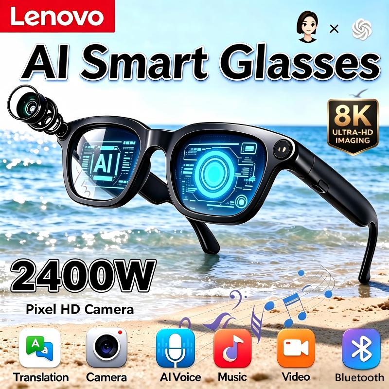Smart Glasses Lens - Lenovo 8K HD Smart AI-Brille mit