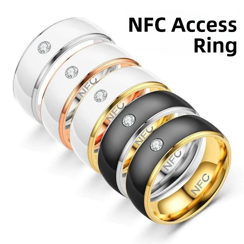 Smart Ring Nfc Pay - Intelligenter NFC-Ring aus Titanstahl, Anpassbarer Personalisierter