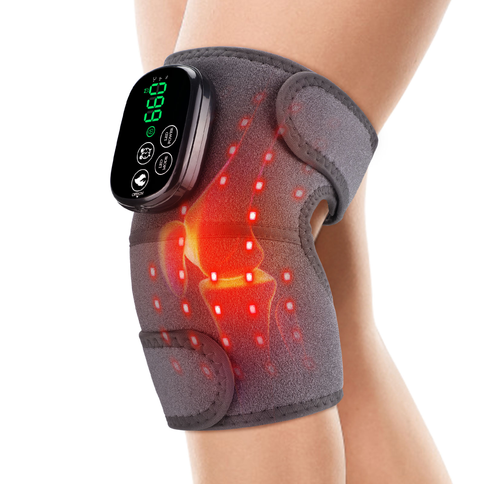 Smart Knee Wrap - Kniebandage mit rotem Licht für das
