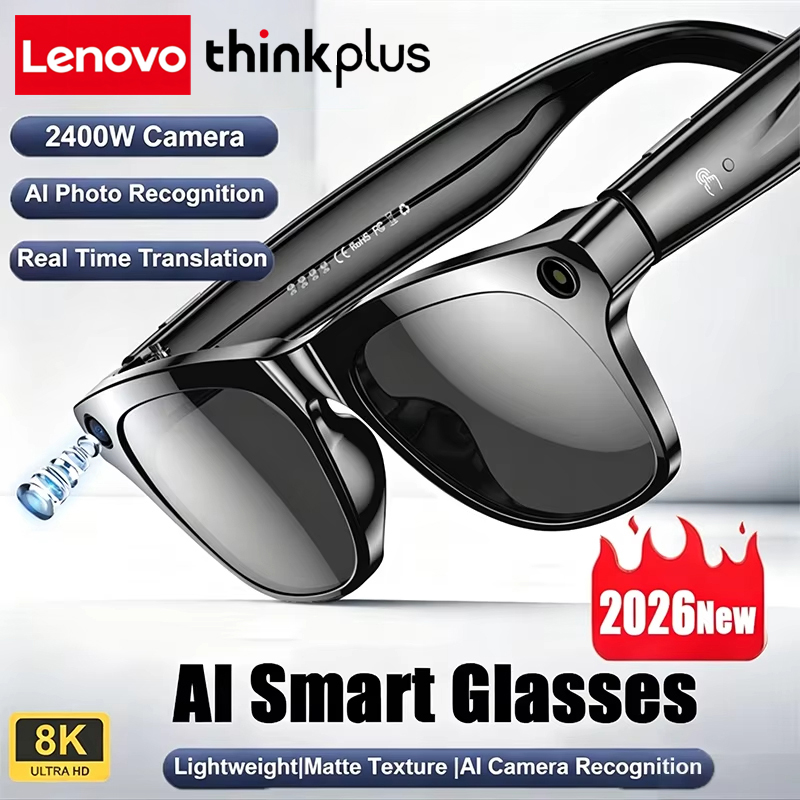 Smart Glasses Lens - Fashion Touch Smart Voice Assistant-Brille, Bluetooth-unterstützte