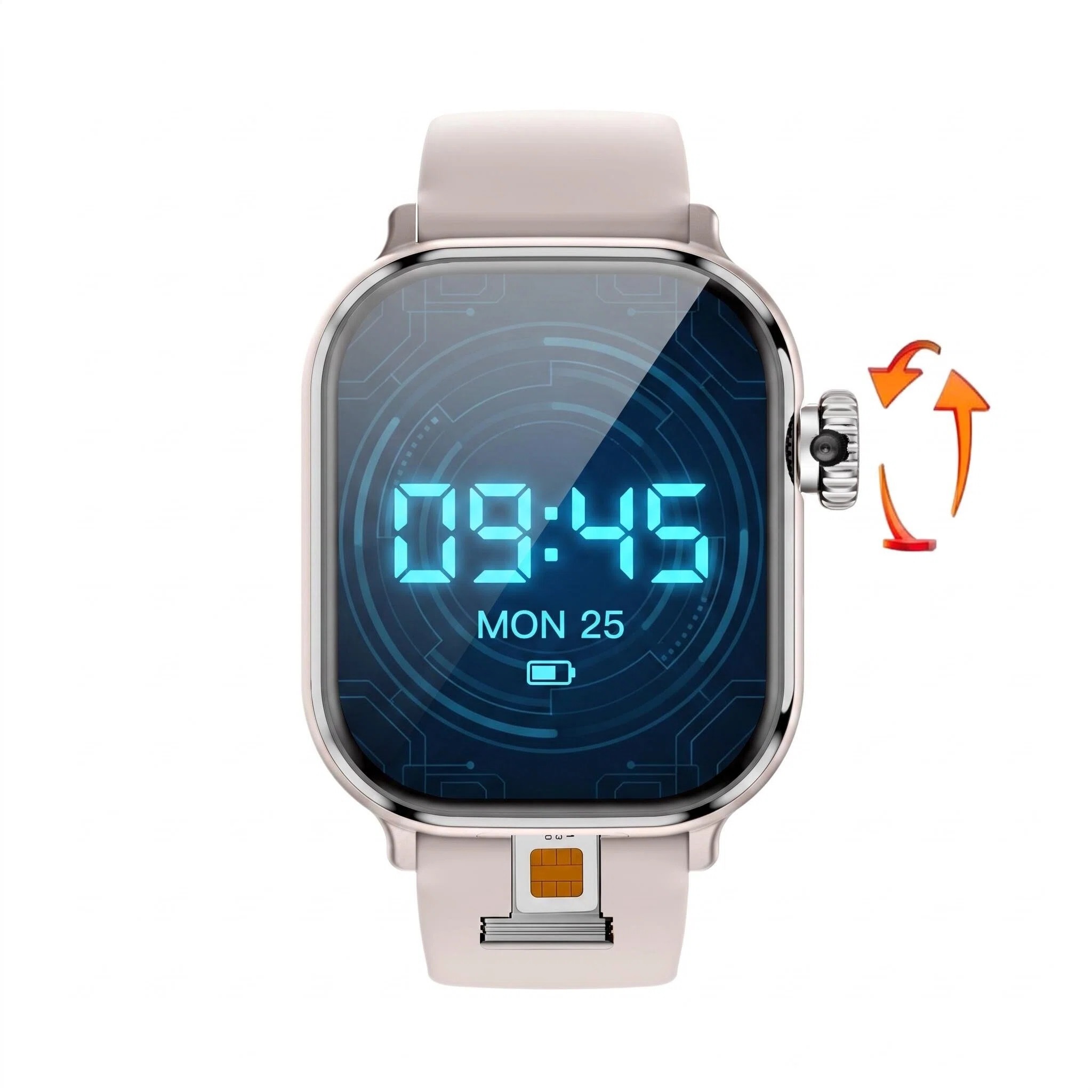 Fall Detection Watch - 32GB+512GB Smartwatch 5G LTE Android 12.0