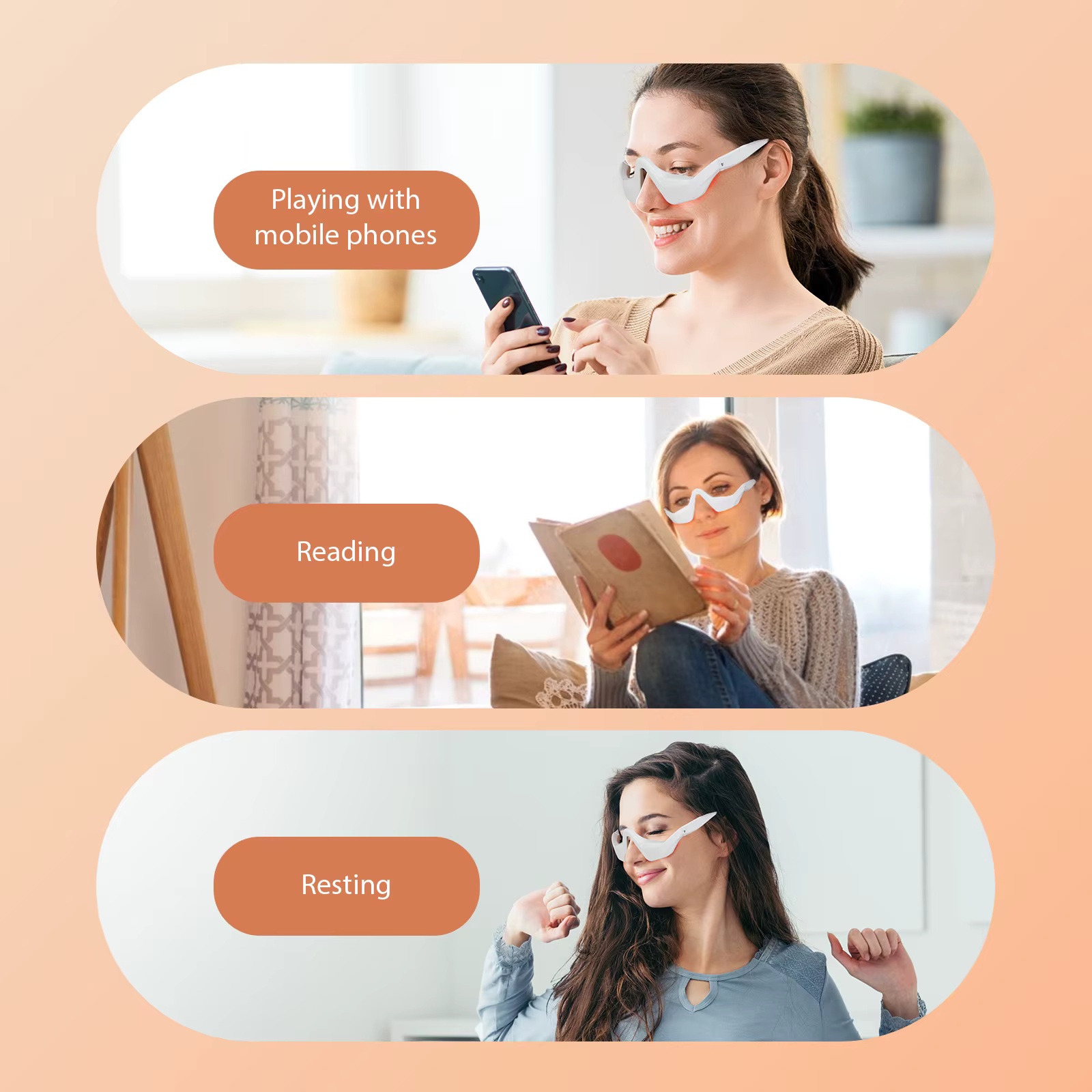 EMS Rotlicht-Augenmassagegerät – Light Therapy Glasses Bewertung und Preis