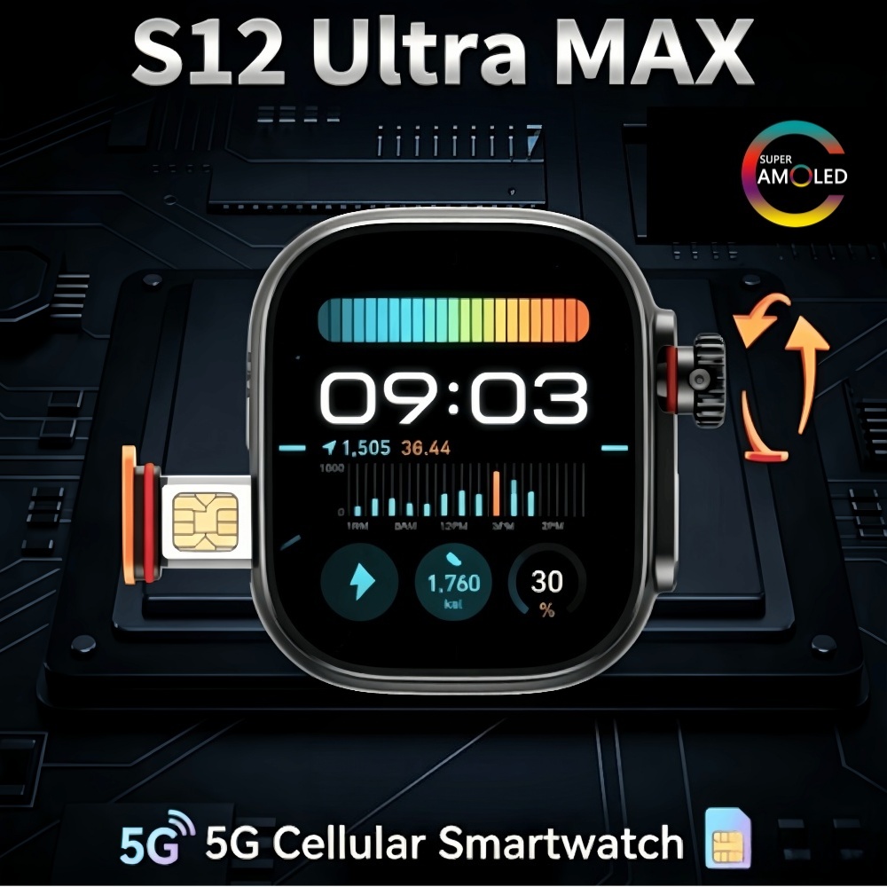 Globale Version S12 Ultra MAX  – Fall Detection Watch Bewertung und Preis