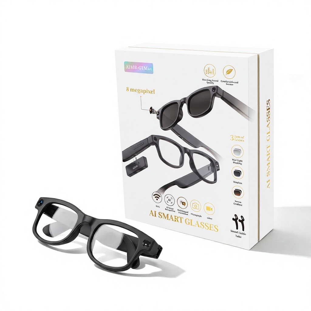 2026 Smarte KI-Brille mit Kame – Smart Glasses Lens Bewertung und Preis