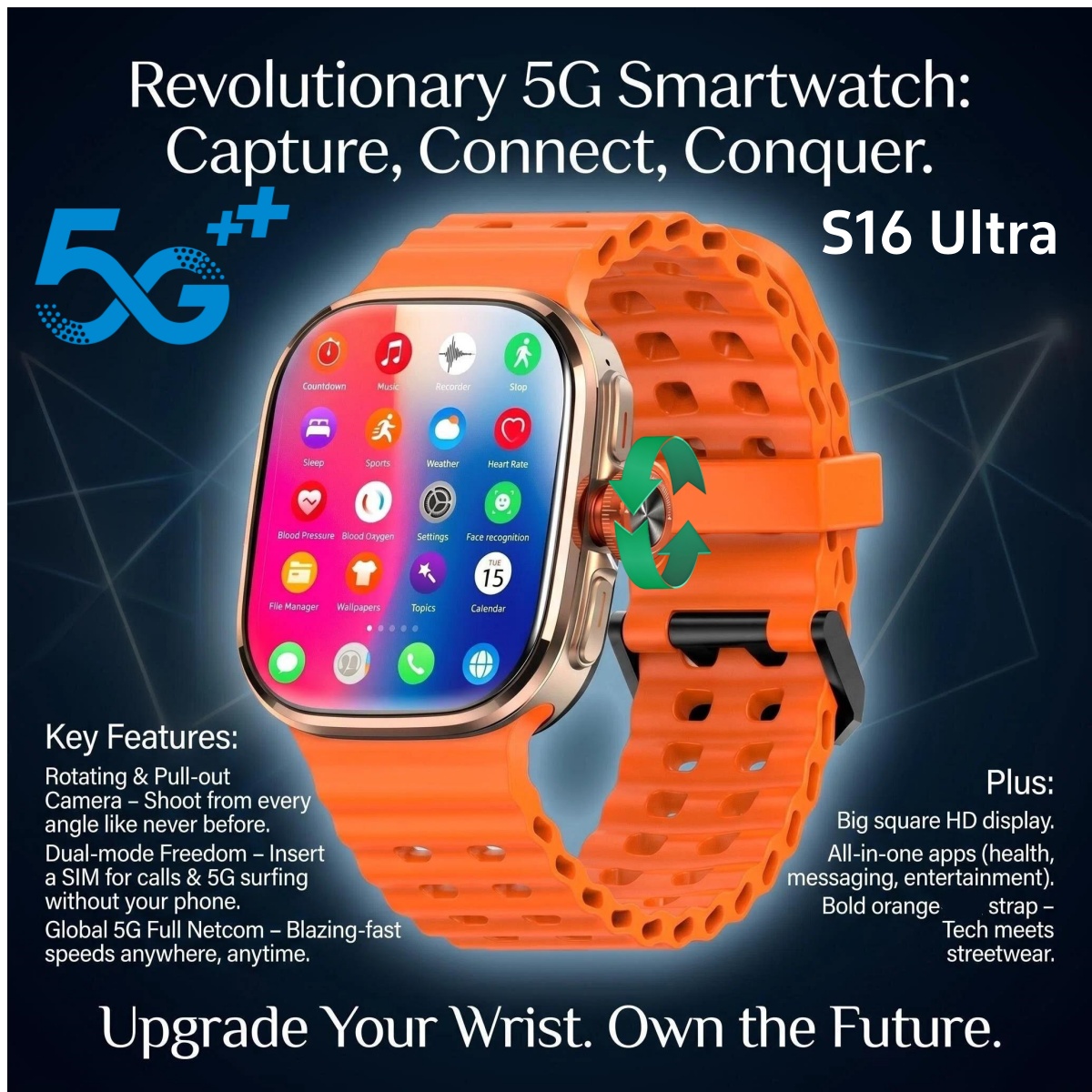 Original S16 Ultra Smartwatch  – Fall Detection Watch Bewertung und Preis