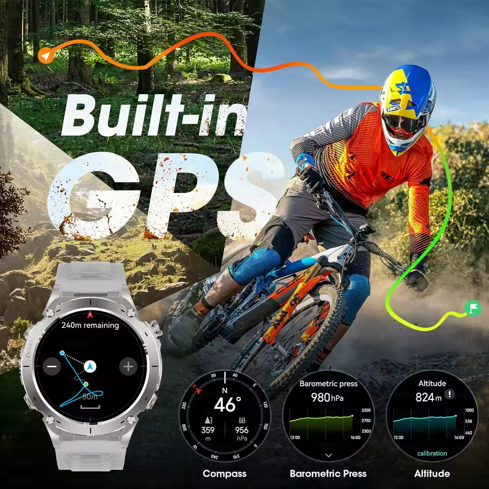 2025 Verbesserte neue Outdoor- – Fall Detection Watch Bewertung und Preis